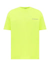 Number Printing Short Sleeve T-Shirt Fluo Yellow - VETEMENTS - BALAAN 1