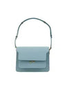 Trunk Medium Shoulder Bag Blue - MARNI - BALAAN 1