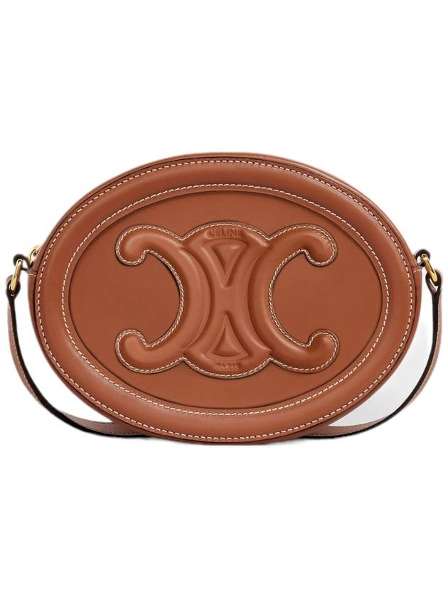 Cuir Triomphe Calfskin Cross Bag Tan - CELINE - BALAAN 3