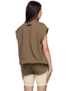 Essential Fear of God Vest 192SU225054FW Wood WOMENS S M - FEAR OF GOD ESSENTIALS - BALAAN 3