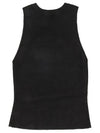 M Onerva Logo Plaque Cut Out Sleeveless Black - DIESEL - BALAAN 5