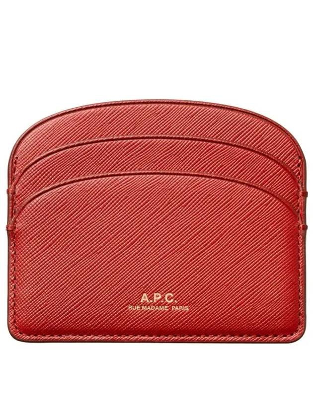 Demi Lune Card Wallet Red - A.P.C. - BALAAN 2