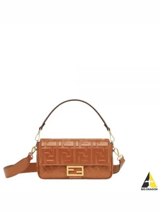 Nappa Leather Shoulder Bag Brown - FENDI - BALAAN 2