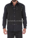 Men's Denim Patch Long Sleeve Shirt 1006 483 - GIVENCHY - BALAAN 9