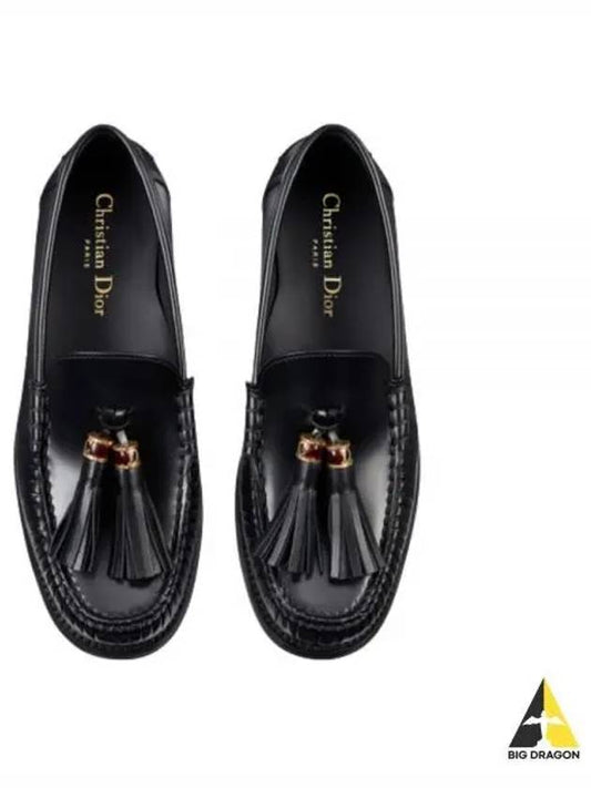 D Academy Brushed Calfskin Loafers Black - DIOR - BALAAN 2