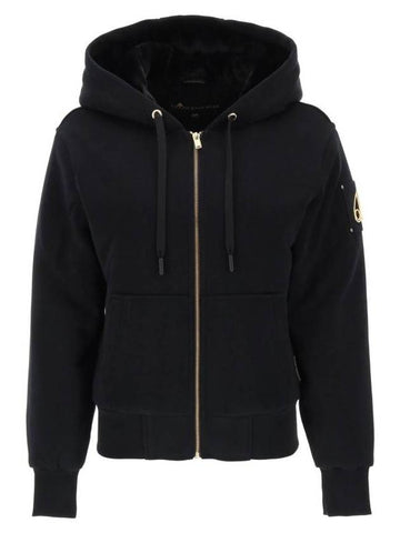 Classic Bunny Hood Zip Up Black - MOOSE KNUCKLES - BALAAN 1