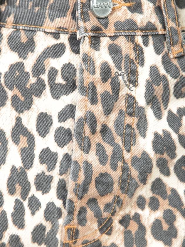 Ganni Animal Jeans "Izey" - GANNI - BALAAN 3