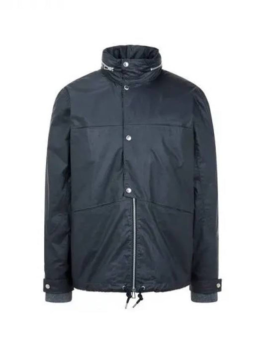 PS Waxed Cotton Field Jacket Dark Navy 270988 - PAUL SMITH - BALAAN 1