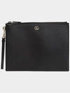 GG Marmont clutch bag black gold 547077 - GUCCI - BALAAN 1