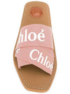 Woody Logo Canvas Strap Flat Mule Indie Pink - CHLOE - BALAAN 5