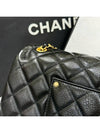 Women s Classic Caviar Skin Travel Bag Black Gold Plated - CHANEL - BALAAN 6