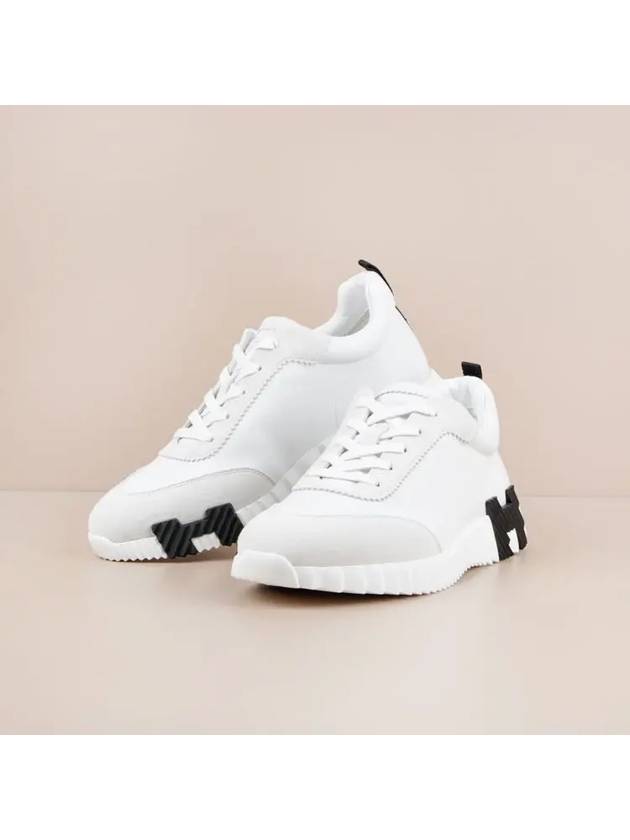 Bouncing Low Top Sneakers White - HERMES - BALAAN 2