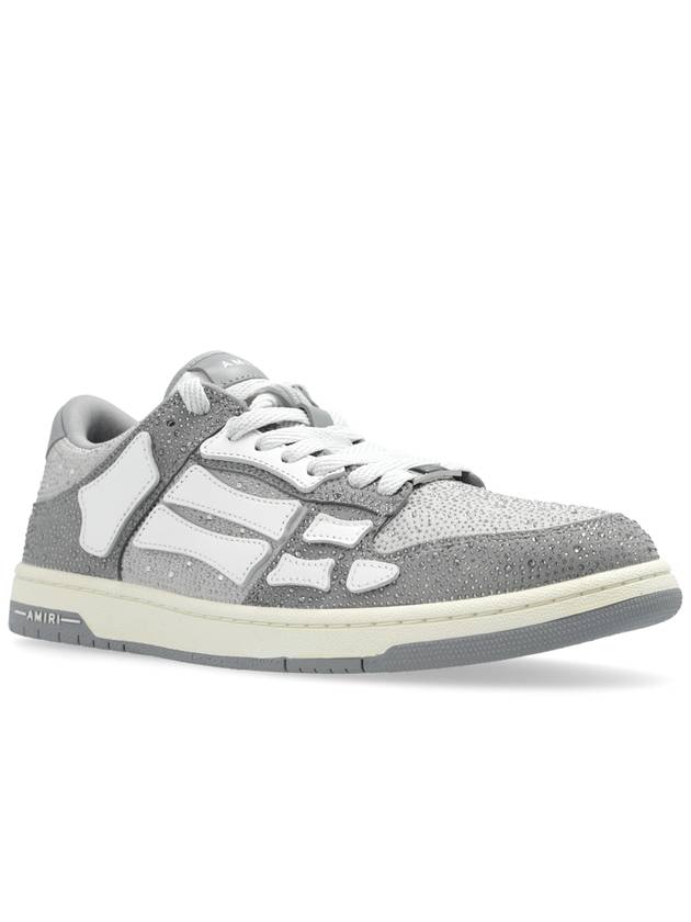 Amiri Sports Shoes Crystal Skel Top Low, Men's, Grey - AMIRI - BALAAN 4