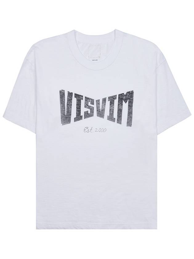 Men s Heritage Logo Print Short Sleeve T Shirt 0124105010028 WHITE - VISVIM - BALAAN 8