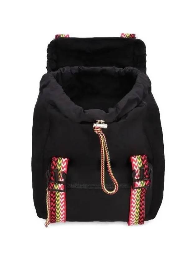 Nano Curb Backpack Black - LANVIN - BALAAN 5