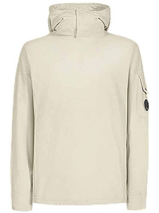 Lens Wappen Hooded Jacket Ivory - CP COMPANY - BALAAN 2