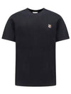 Fox Head Patch Classic Short Sleeve T-Shirt Black - MAISON KITSUNE - BALAAN 2