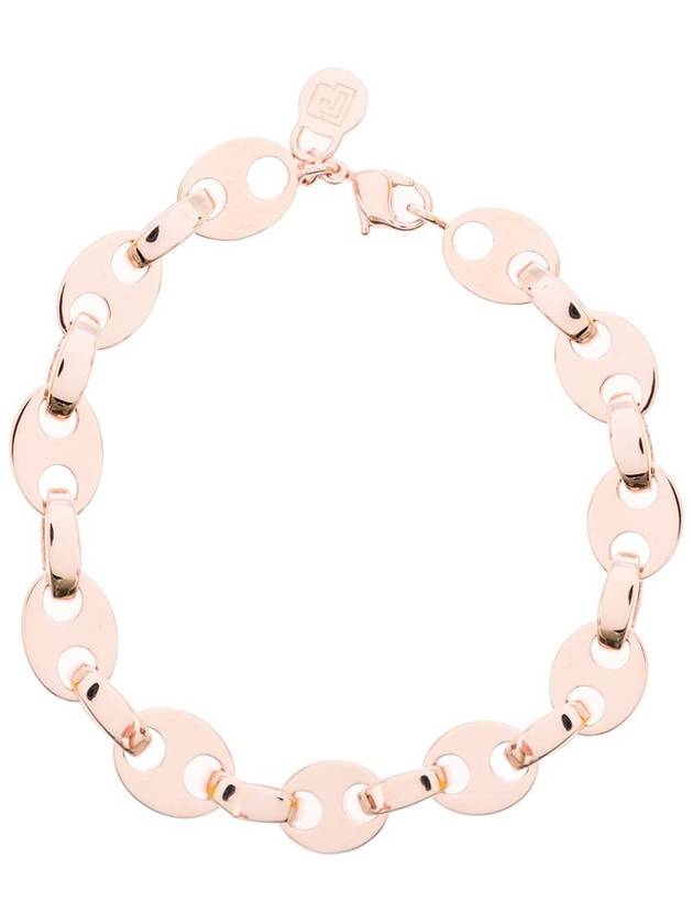 Paco Rabanne Woman'S Pink Brass Chain Bracelet - PACO RABANNE - BALAAN 1