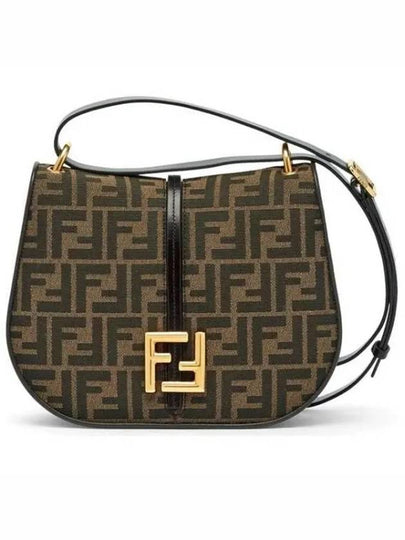 FF Logo Medium Shoulder Bag Brown - FENDI - BALAAN 2