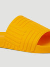 Bottega Veneta Carpet Carpet Rubber Slide Orange - BOTTEGA VENETA - BALAAN 5