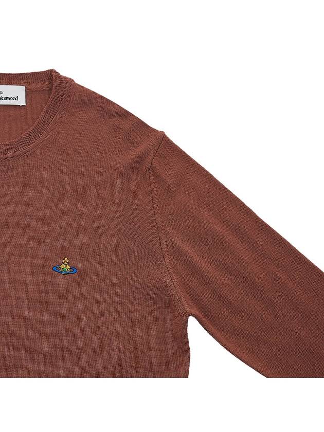 Men's ORB Embroidered Logo Wool Knit Top Akron - VIVIENNE WESTWOOD - BALAAN 5