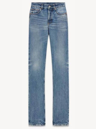 90's Slim Jeans Blue Denim - SAINT LAURENT - BALAAN 2