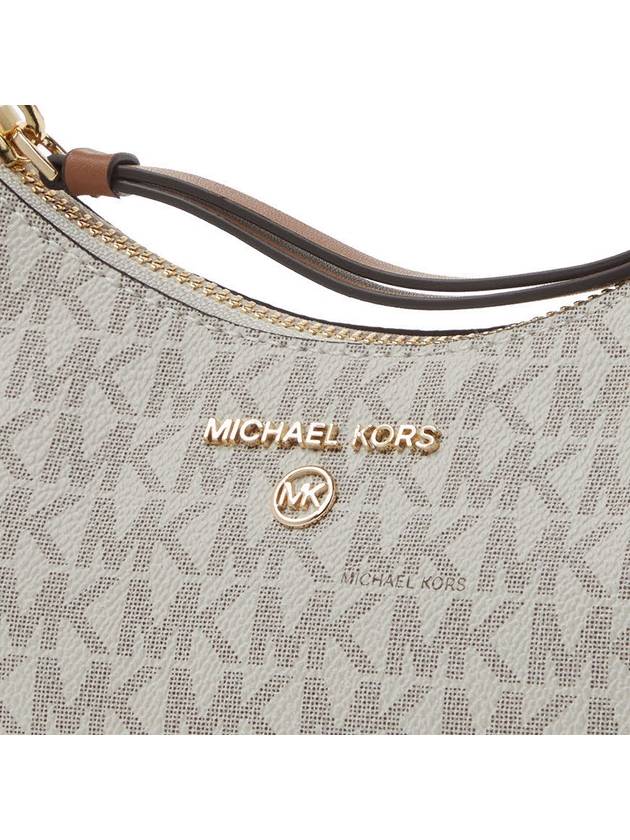 Jet Set Charm Logo Small Shoulder Bag Vanilla - MICHAEL KORS - BALAAN 8