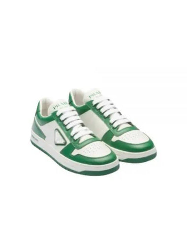 1E792M 3LKG F0DJT Downtown Leather Sneakers - PRADA - BALAAN 1