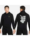 Sportswear Hamburger Logo Hoodie Black - NIKE - BALAAN 2