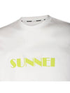 Classic Logo Print Cotton Short Sleeve T-Shirt White - SUNNEI - BALAAN 4