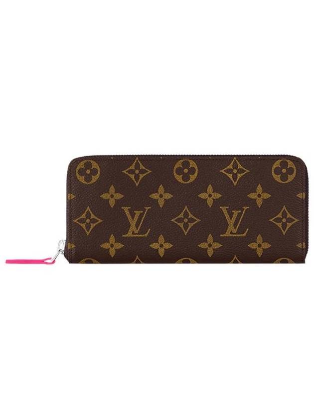 Clemence Monogram Long Wallet Pink - LOUIS VUITTON - BALAAN 1