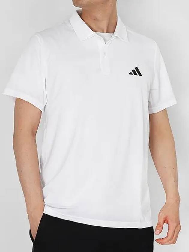 Train Essentials Base Polo Shirt White - ADIDAS - BALAAN 2