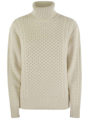 Turtleneck jumper with special workmanship - FABIANA FILIPPI - BALAAN 1