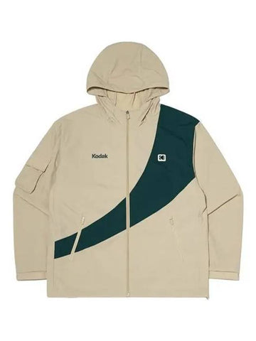 KODAK Color Chrome Hooded Jacket BEIGE - KODO - BALAAN 1