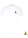 Zafferh Logo Print Short Sleeve T-Shirt White - ISABEL MARANT - BALAAN 2