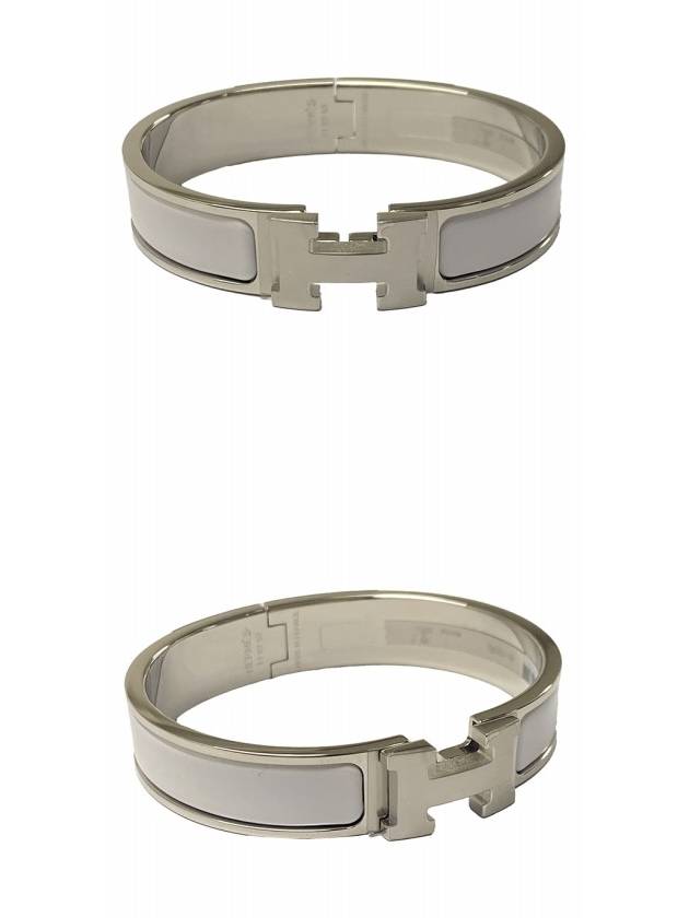 Clic H Bracelet Silver - HERMES - BALAAN 5