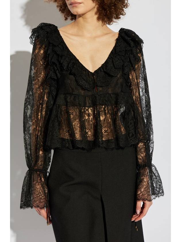 Chloé Lace Top, Women's, Black - CHLOE - BALAAN 3