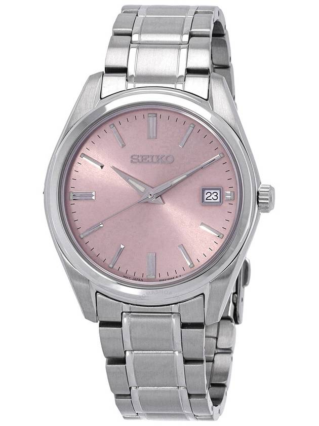 Seiko Quartz Pink Dial Men's Watch SUR523 - SEIKO - BALAAN 1