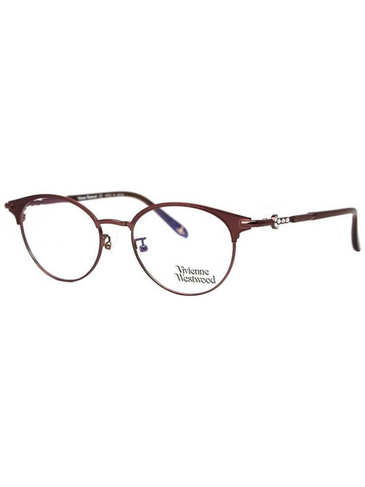 Metal Round Eyeglasses Brown - VIVIENNE WESTWOOD - BALAAN 1