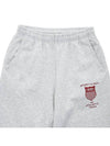 Athletic team sweatpants ATHLETIC TEAM SWEATPANT HEATHER GRAY RUBY - SPORTY & RICH - BALAAN 3