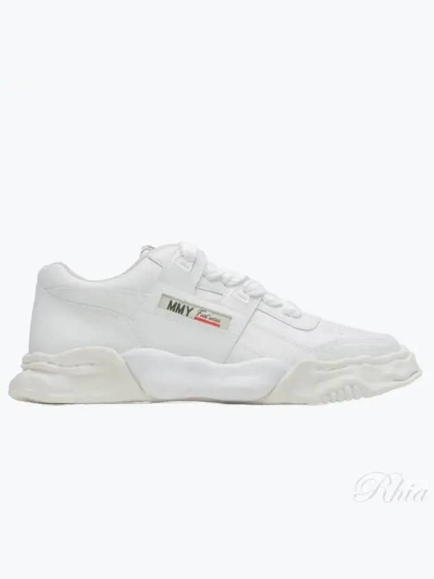 A08FW702 White Parker OG Sole Leather Low Sneakers - MIHARA YASUHIRO - BALAAN 1
