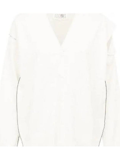 Cut-Out Cardigan Off White - MAISON MARGIELA - BALAAN 2