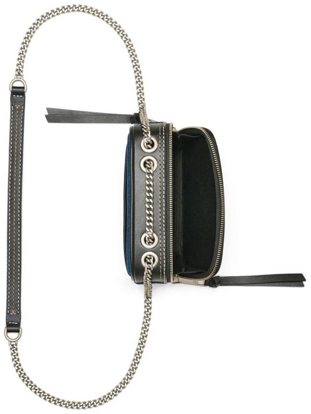 The Denim Chain Snapshot Cross Bag Blue - MARC JACOBS - BALAAN 3