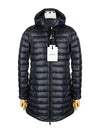 Women's Rubis Rubis Logo Patch Long Padded Navy - MONCLER - BALAAN.