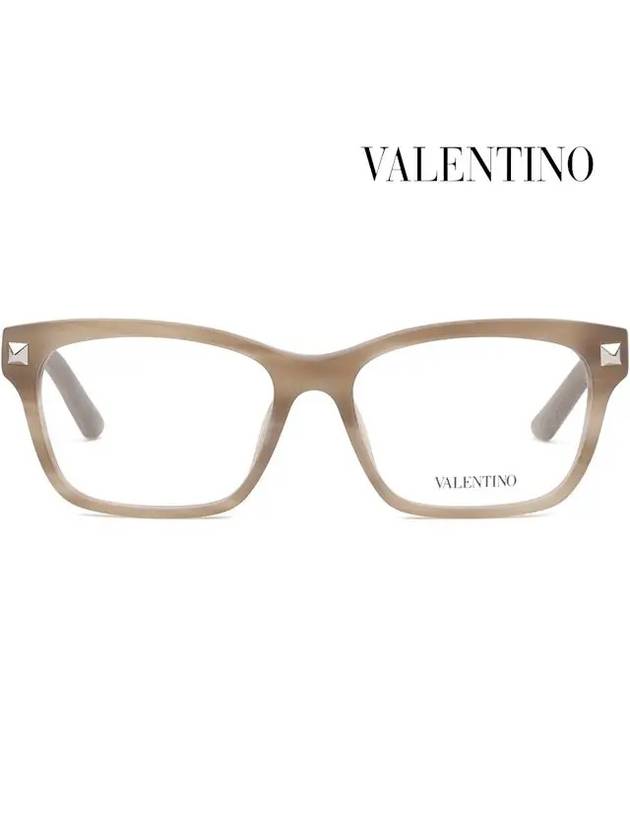 Glasses frame V2667 772 square horn frame - VALENTINO - BALAAN 3