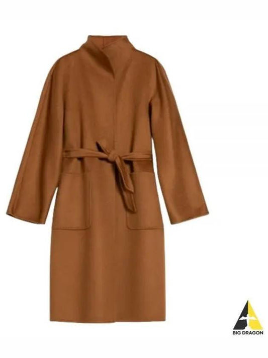 Lilia Cashmere Single Coat Tobacco - MAX MARA - BALAAN 2