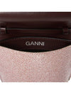 Women's Banner Nano Shoulder Bag Pink - GANNI - BALAAN 11