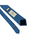 GG Pattern Silk Tie Blue - GUCCI - BALAAN 7