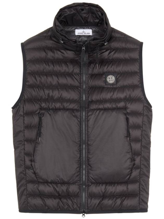 Wappen Patch Ripstone Nylon Padding Vest Black - STONE ISLAND - BALAAN 2