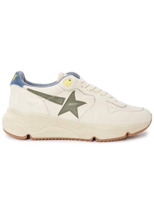 Men's Star Patch Running Low Top Sneakers White Green - GOLDEN GOOSE - BALAAN 6